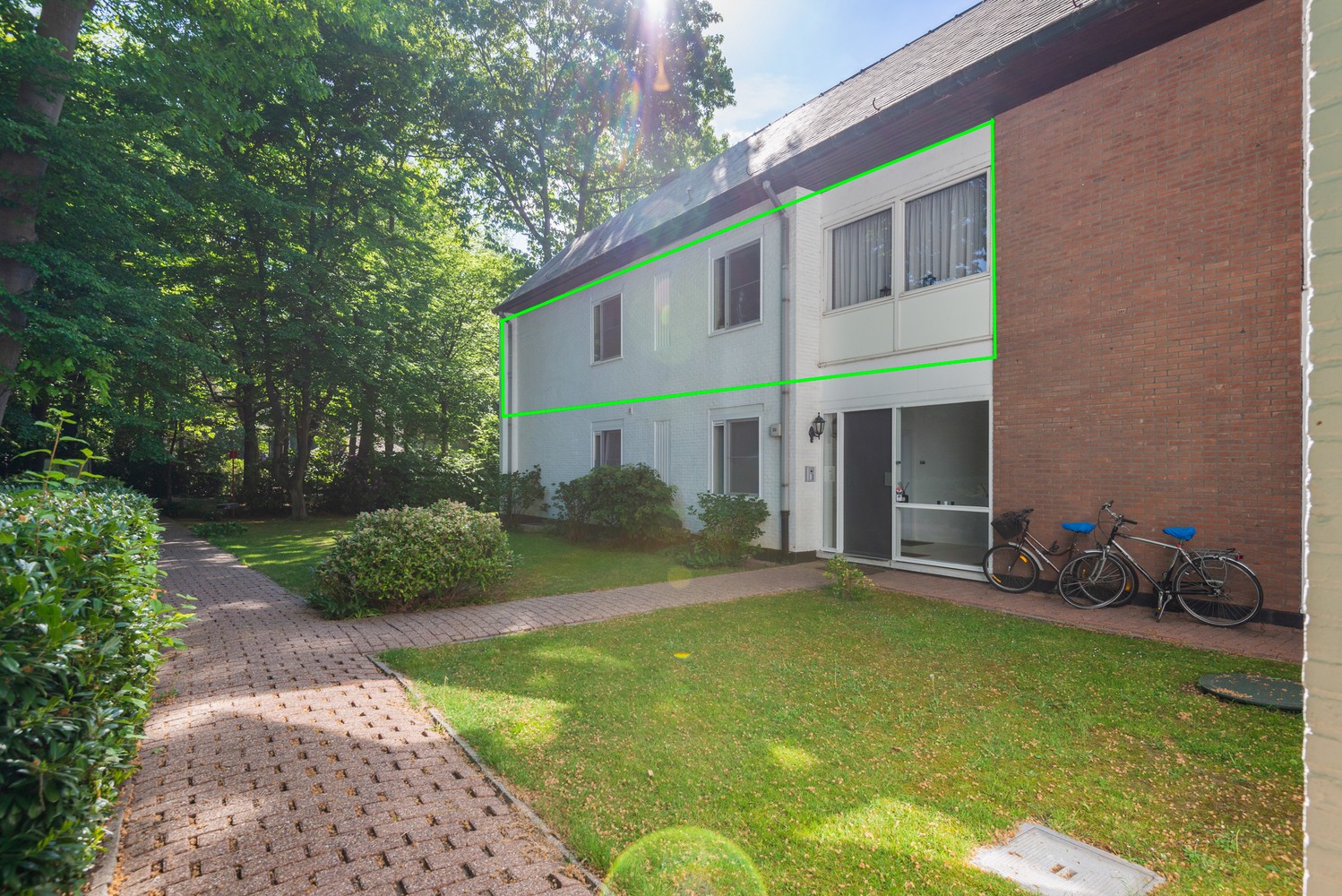 Riant appartement (148 m²) met twee slaapkamers, terras en omringd door groen. afbeelding 18