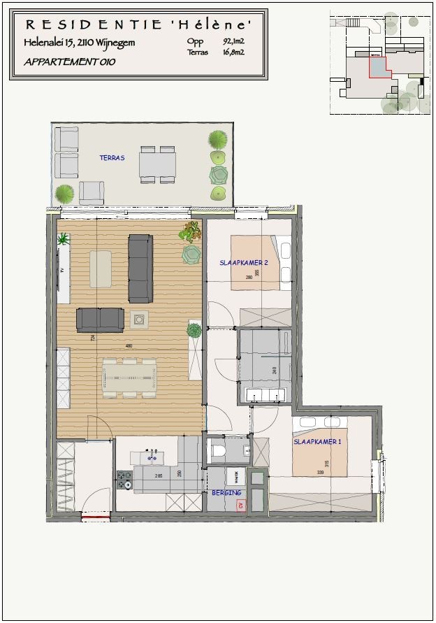 Stijlvol afgewerkt appartement met 2 slaapkamers, terras & garagebox in Wijnegem! afbeelding 11