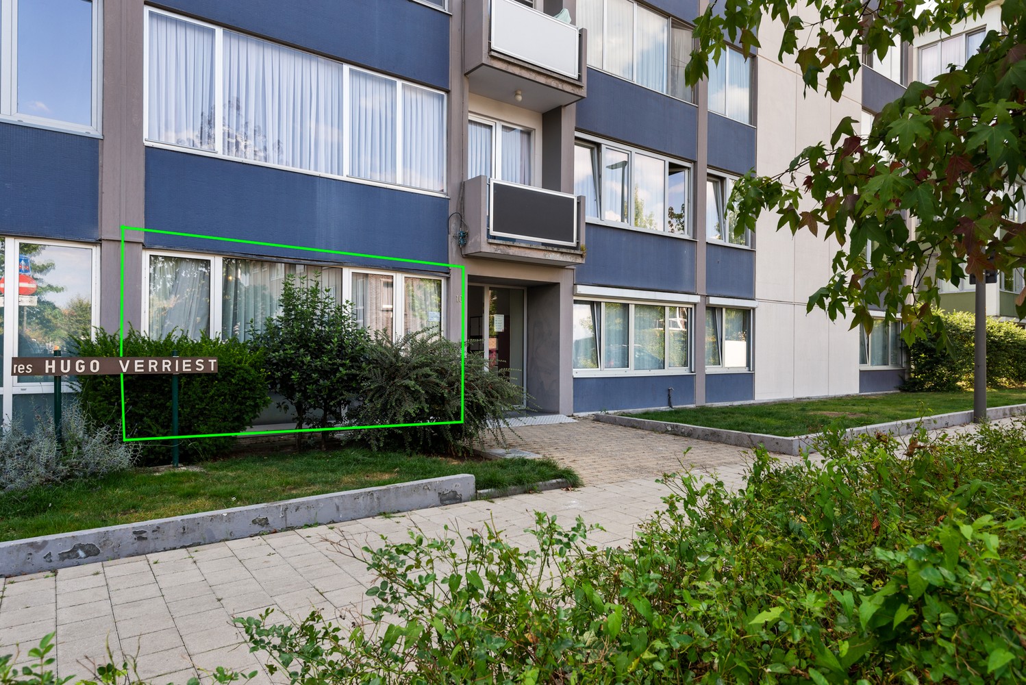 Op te frissen gelijkvloers appartement met 1 slpk en terras op de grens van Borgerhout & Deurne. afbeelding 1